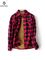 Aksamitna gruba ciepła damska koszula w kratę kobiet z długim rękawem topy M-5XL zimowy polar Casual sprawdź bluzka jesień ubrania T77710A 1